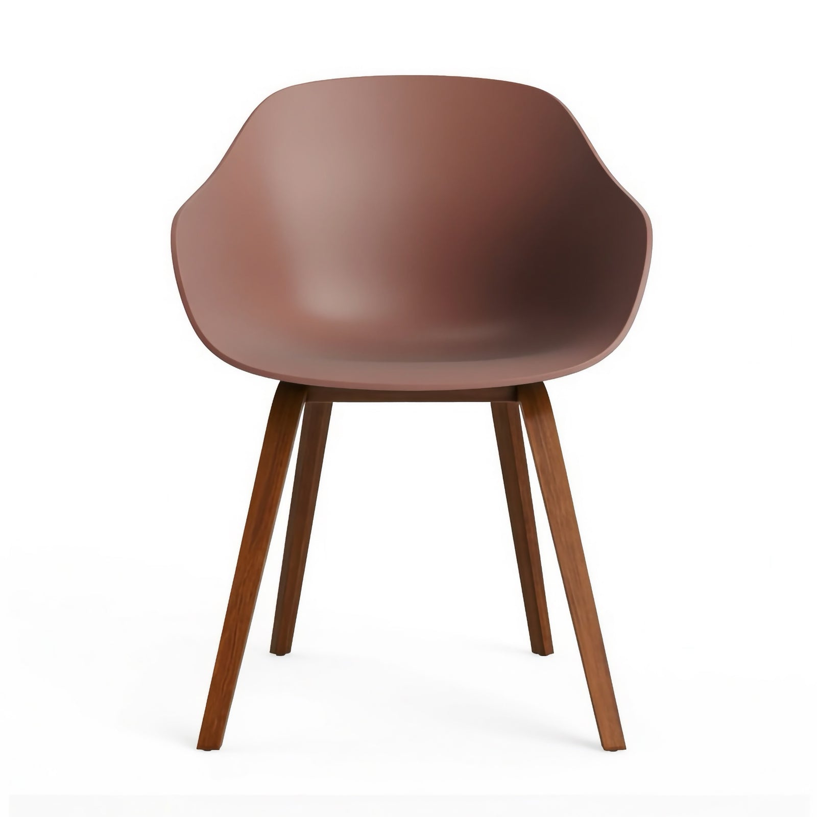 Hay AAC222 Chair, Soft Brick/Walnut