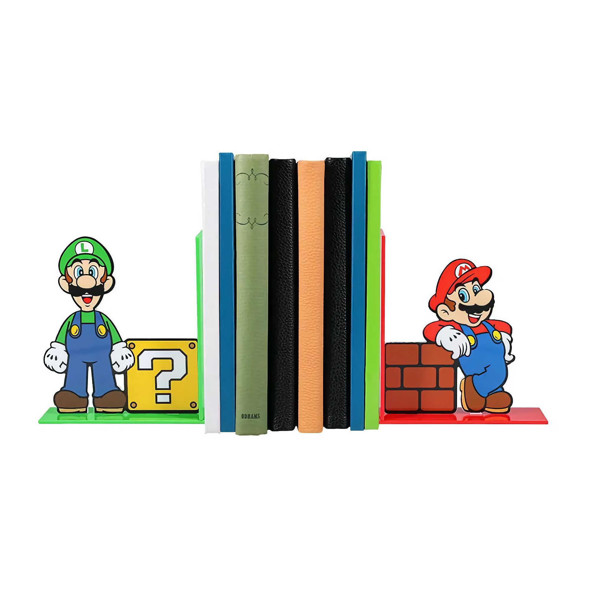 Nintendo Super Mario bookends Mario and Luigi