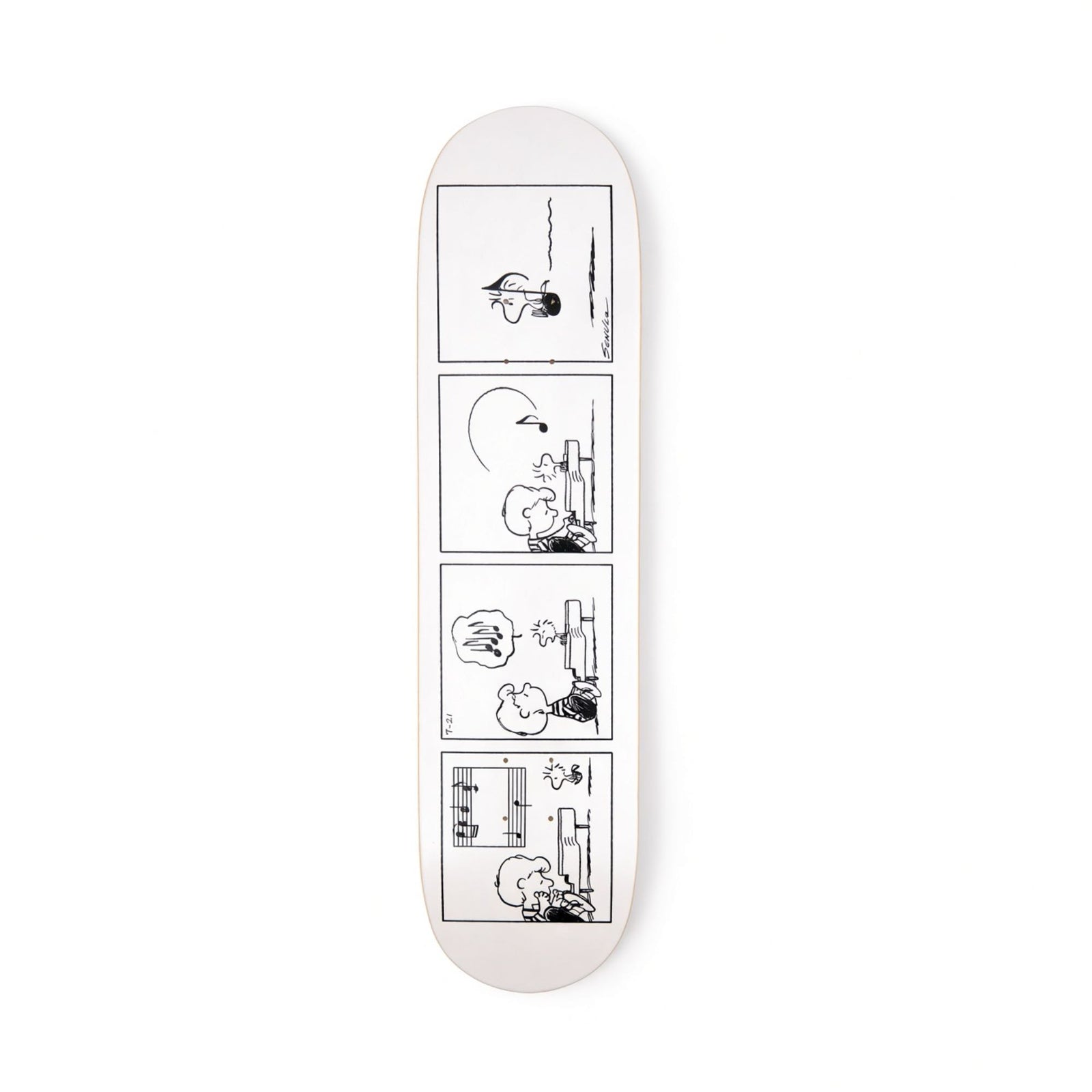 The Skateboard Peanuts High on Music skateboard