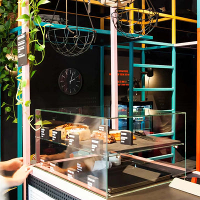 Lemnos Draw analog wall clock, grey