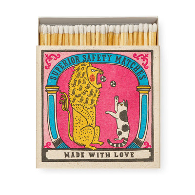 Archivist 'Big Cat Little Cat' Luxury Matchbox