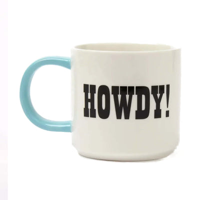 Peanuts x Magpie Snoopy mug, howdy