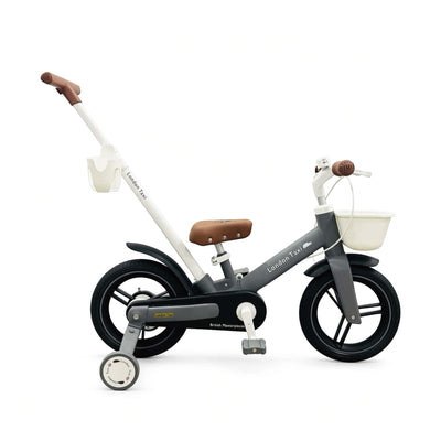 London Taxi bike kids bike, charcoal