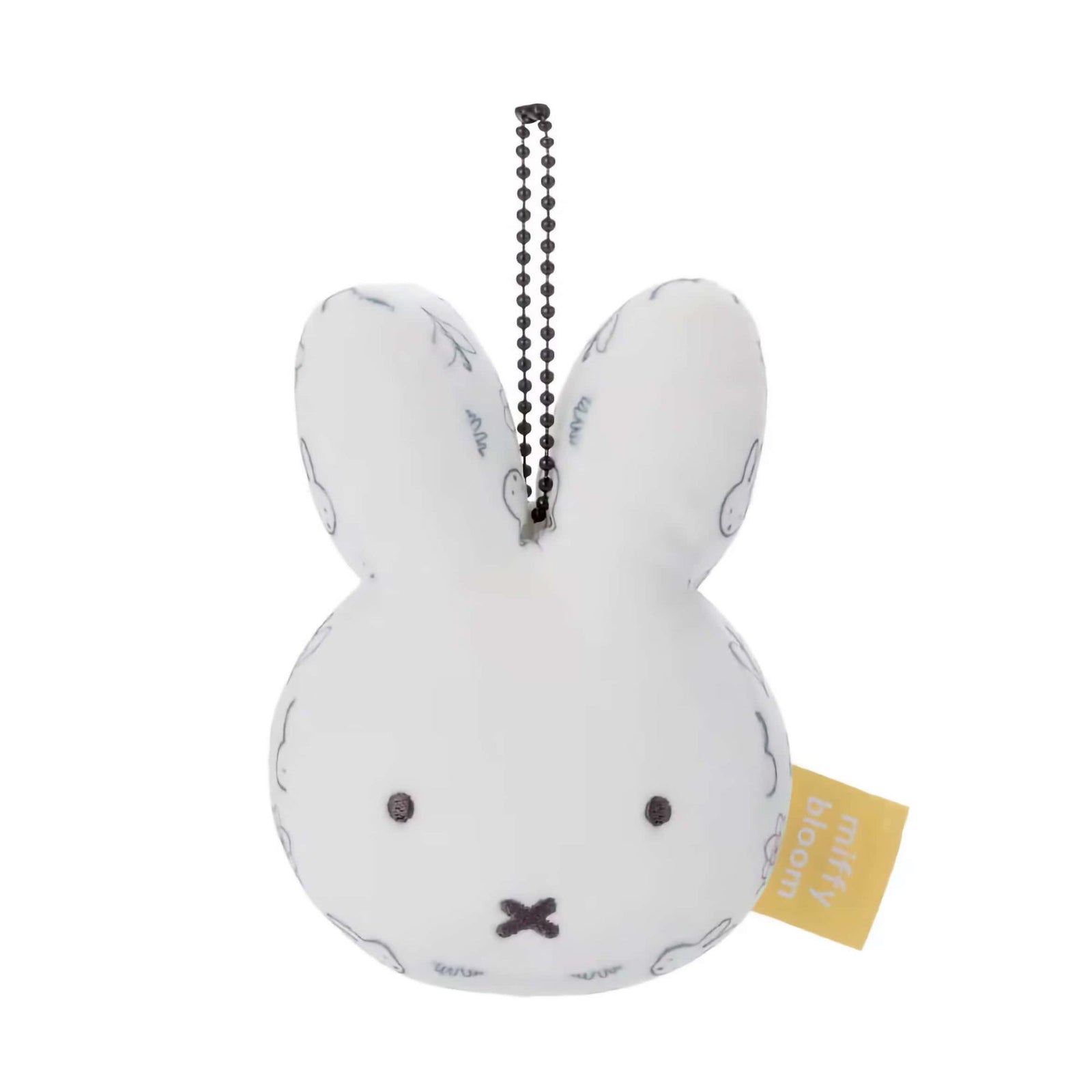 Miffy Bloom Mocchi keychain, white