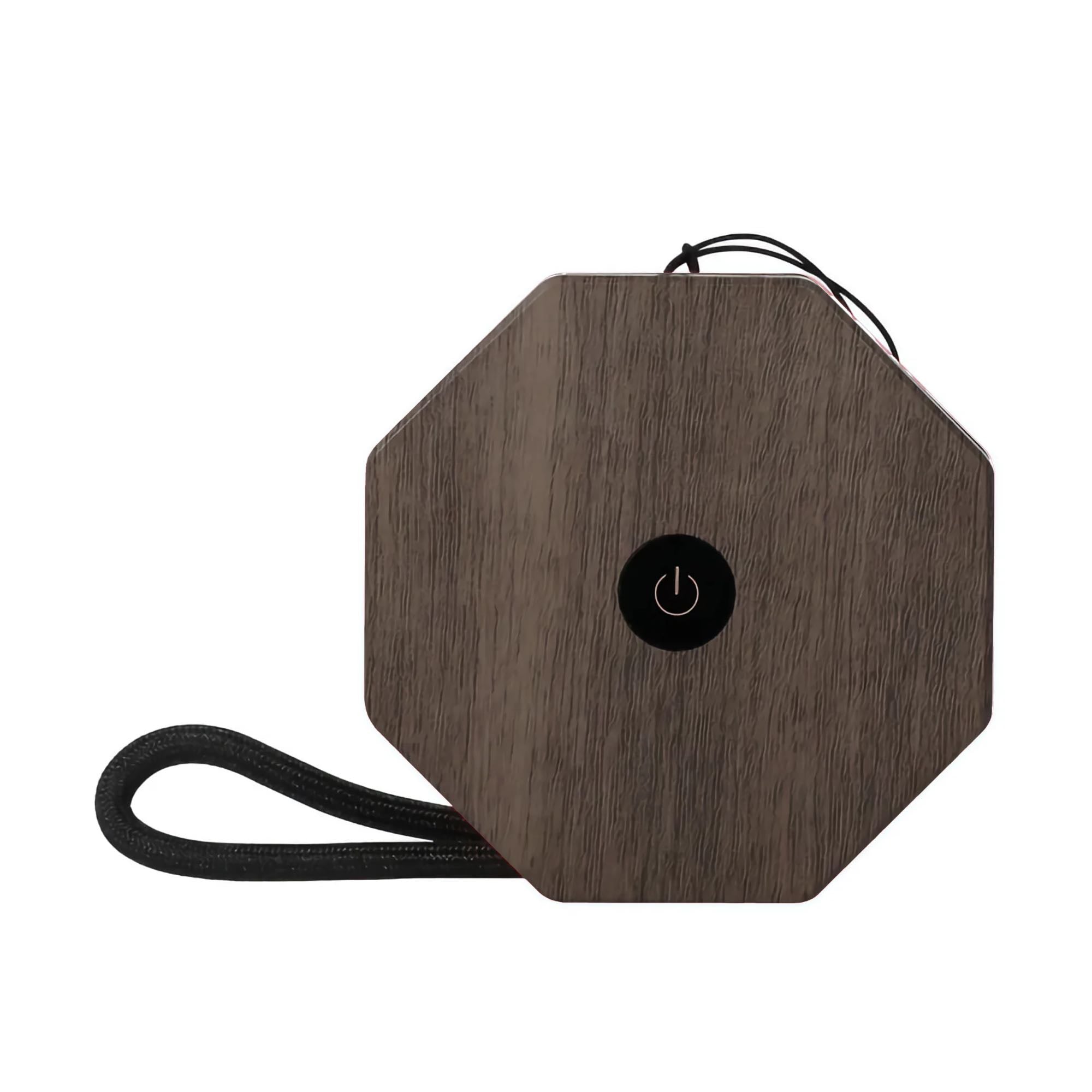 Gingko Mini Twist Hexagon light, walnut