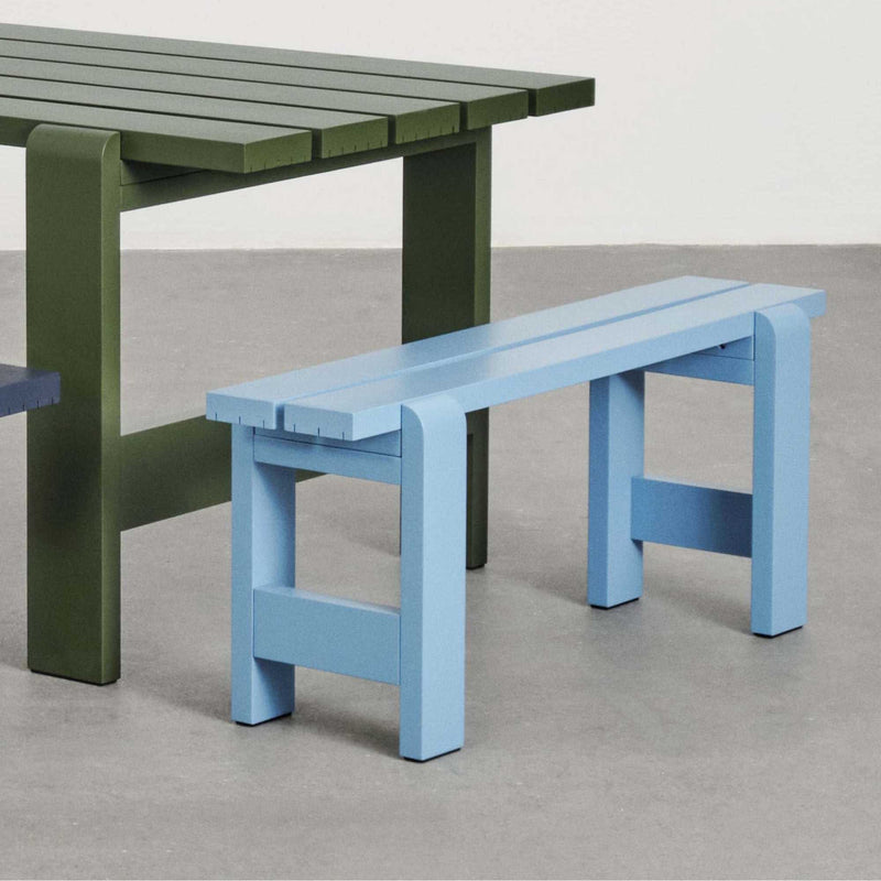 ex-display | HAY Weekday Bench, Azure