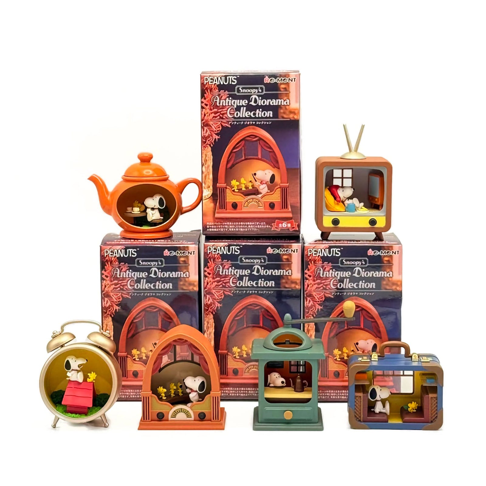 Re-Ment Peanuts Snoopy Antique Diorama Collection blind box