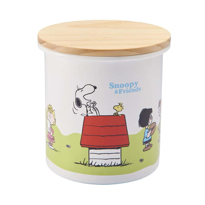 Yutaka Horo x Snoopy Greenfield series enamel canister
