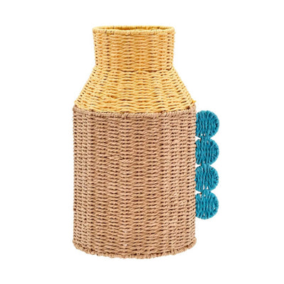 Villa Collection Denmark Villa Style Basket, yellow