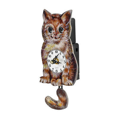 Engstler Quartz Moving Eyes Cat Miniature Clock