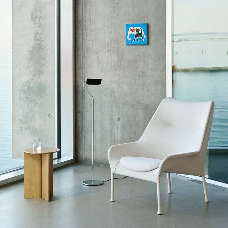 Hay Apex floor lamp, iron black