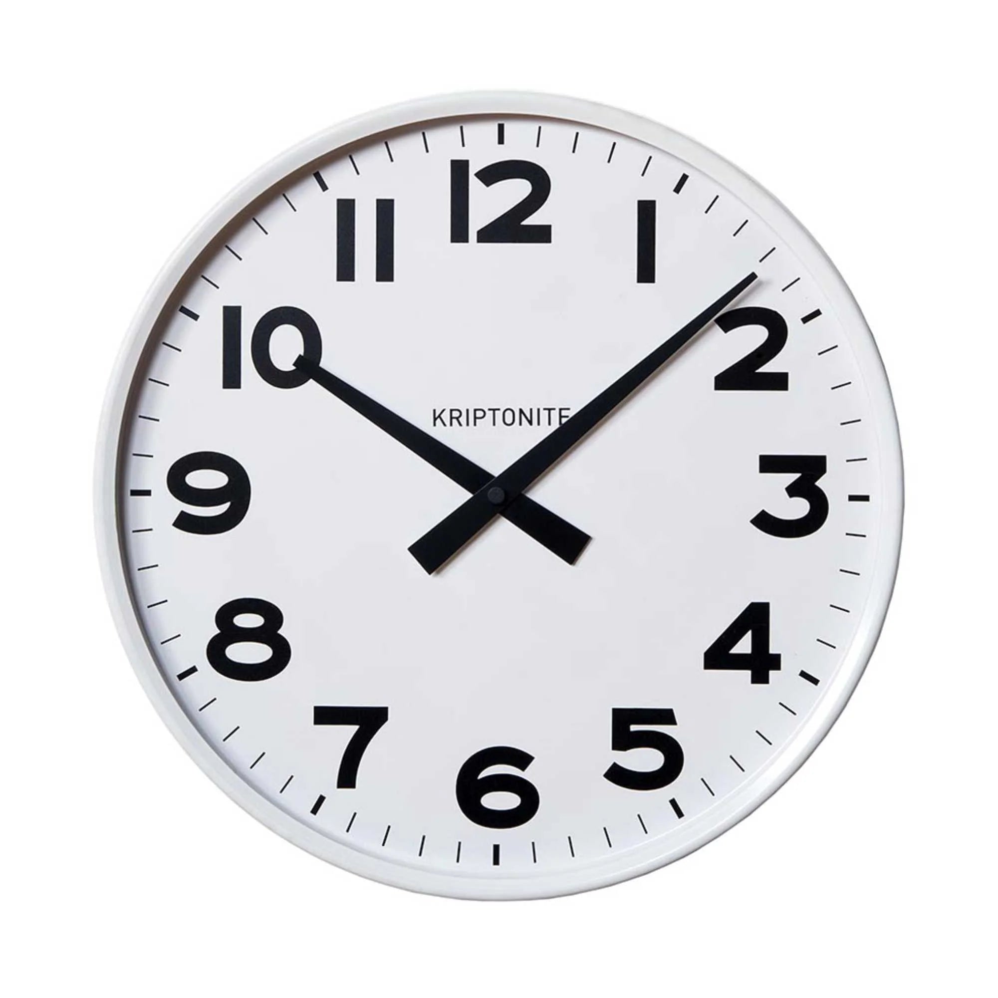 Kriptonite Wall Clocks Classics Ø30, mat white