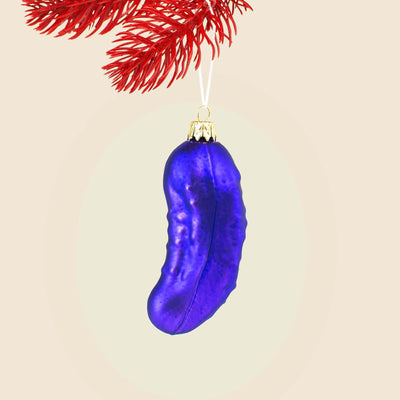 Donkey Christmas Pickle, blue