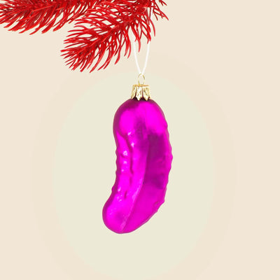 Donkey Christmas Pickle, pink