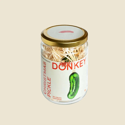 Donkey Christmas Pickle, green
