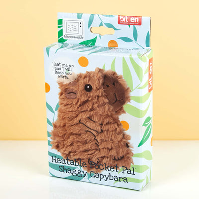 Bitten design Heatable Huggable Shaggy Capybara