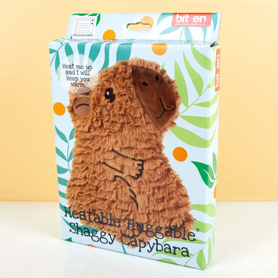 Bitten design Heatable Huggable Shaggy Capybara