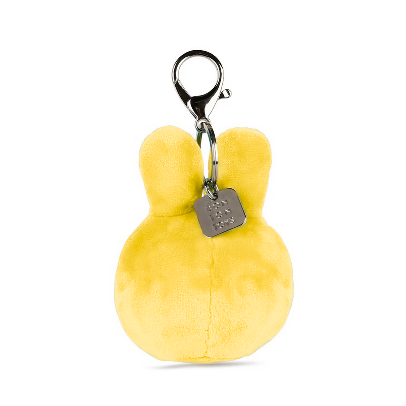 Bon ton toys Miffy squish ball keychain, yellow