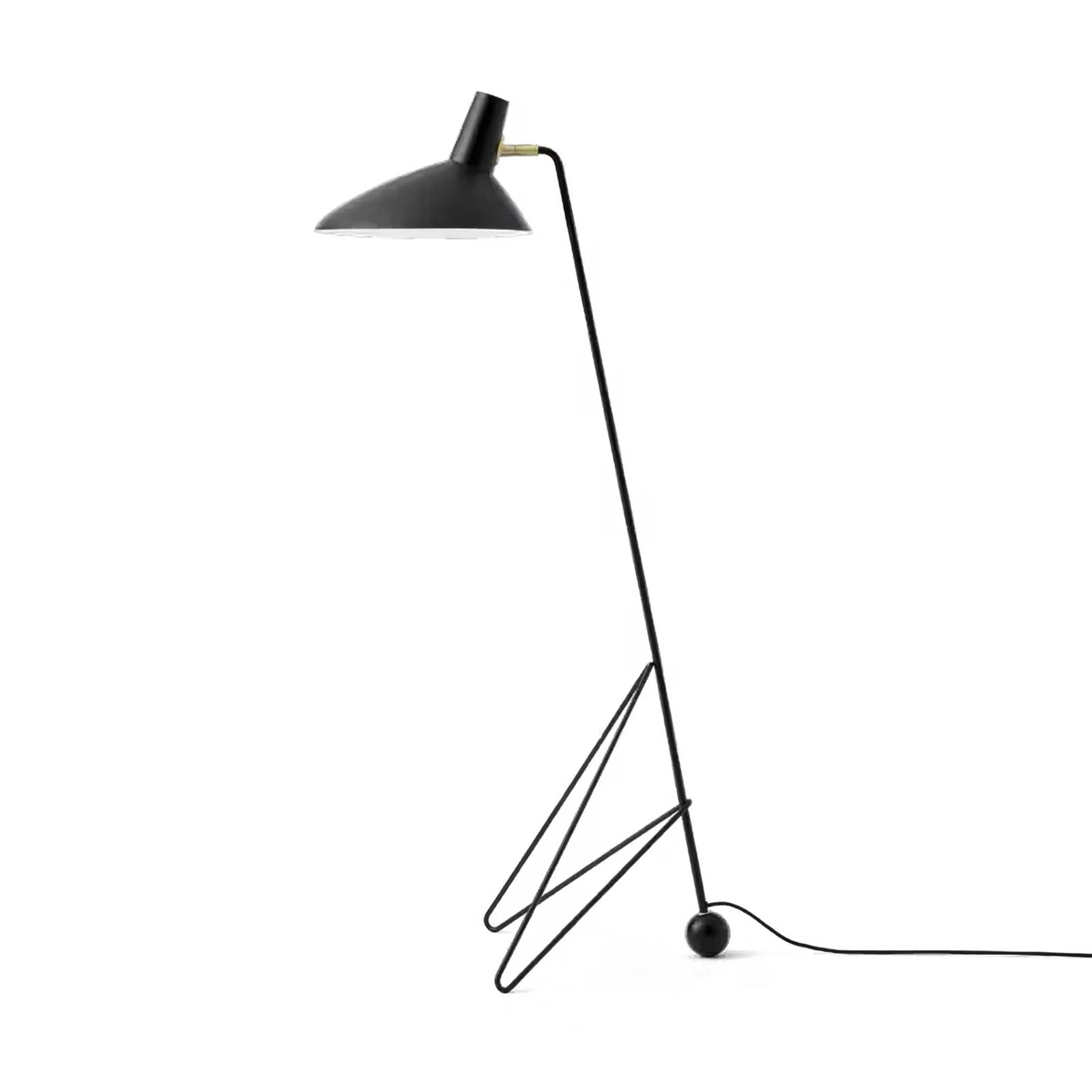 &Tradition Tripod HM8 floor lamp, Matt black