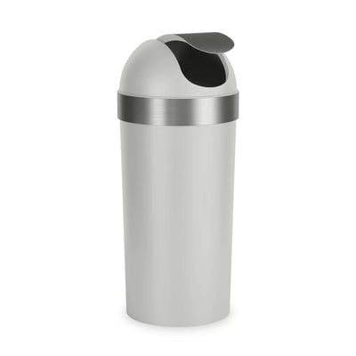 Umbra Venti trash can 62l, grey/nickel