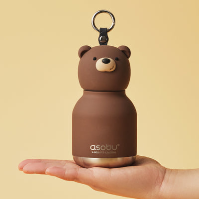 Asobu Mini Bestie bottle 200ml, brown bear