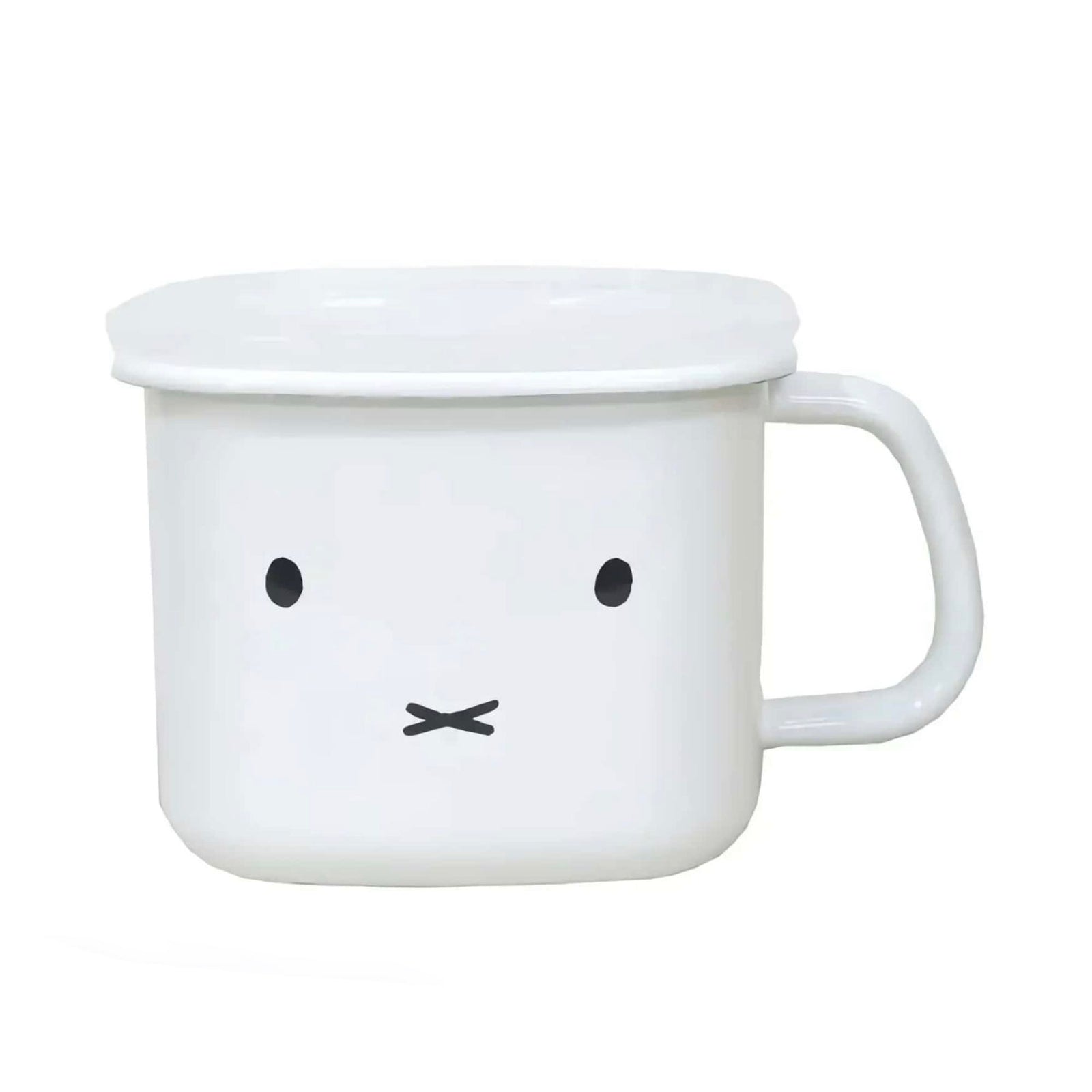 Fuji-horo x Miffy enamel kitchenware storage jar 1.2L