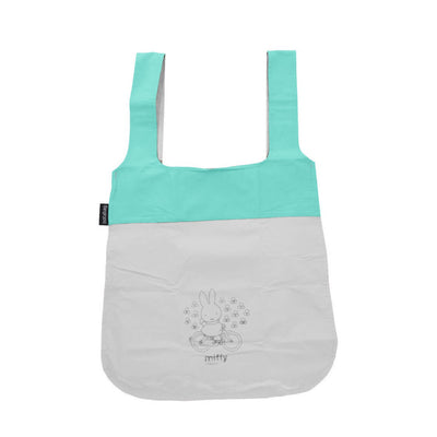 Notabag x Miffy Original backpack tote, grey/mint