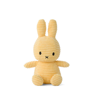 Miffy ECO Corduroy Sitting plush 23cm, buttercream