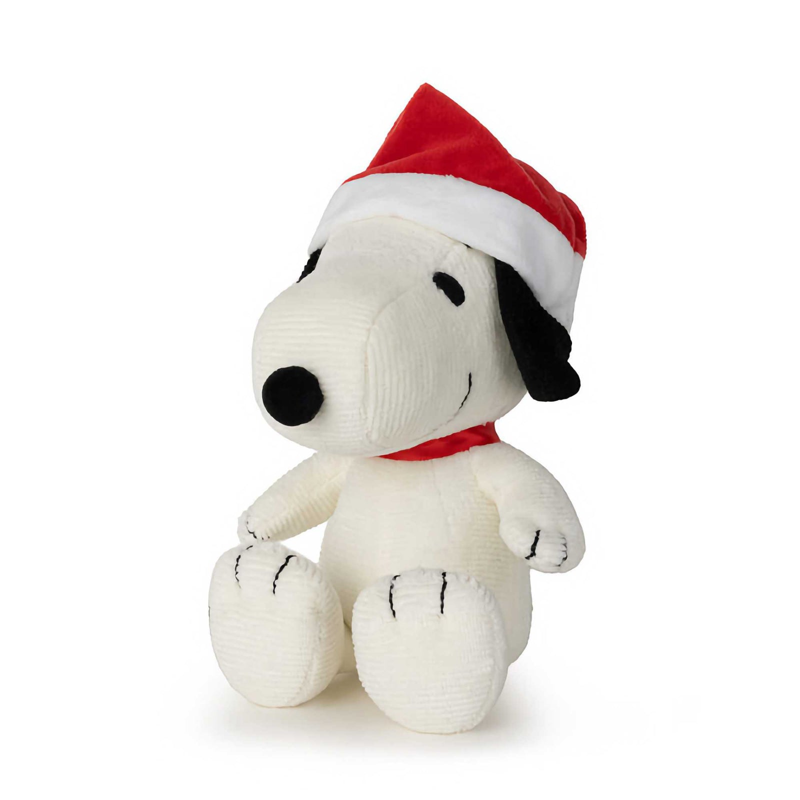Peanuts Snoopy Sitting with Christmas Hat (17cmh)