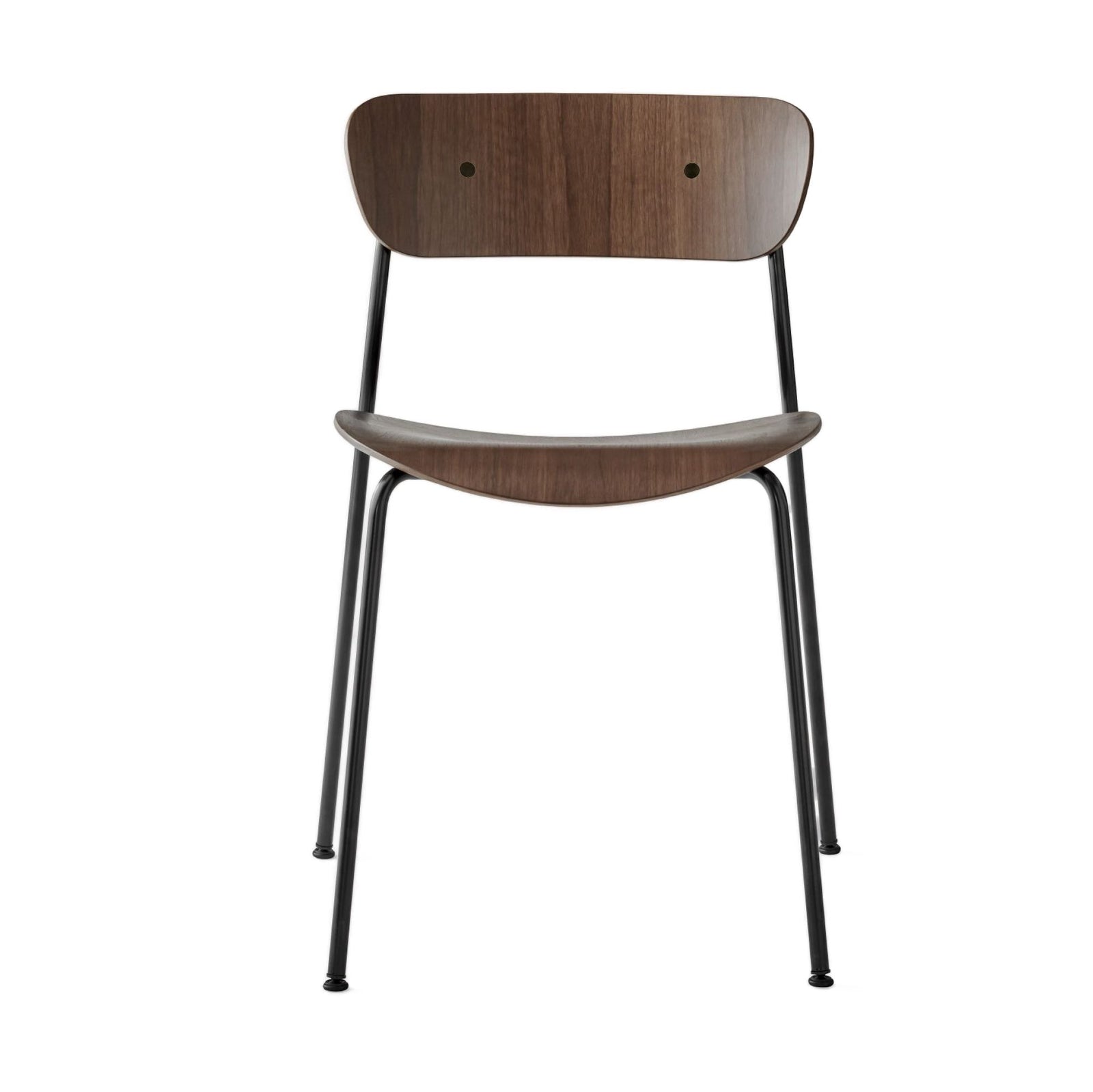 &Tradition Pavilion AV1 side chair, lacquered walnut
