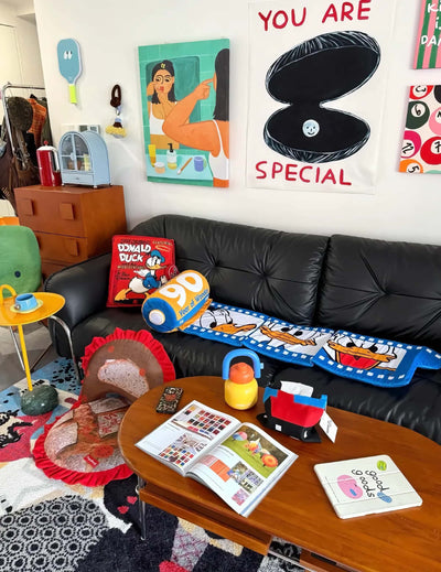 Sunday Home Studio Film pillow with sitting mat