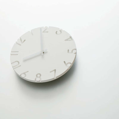 Lemnos Carved wall clock, arabic