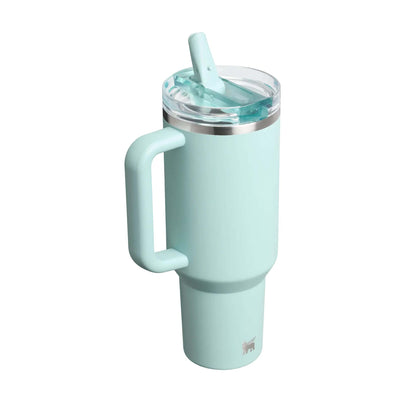 Stanley Quencher Protour flip straw lid tumbler 40oz, seafoam pink