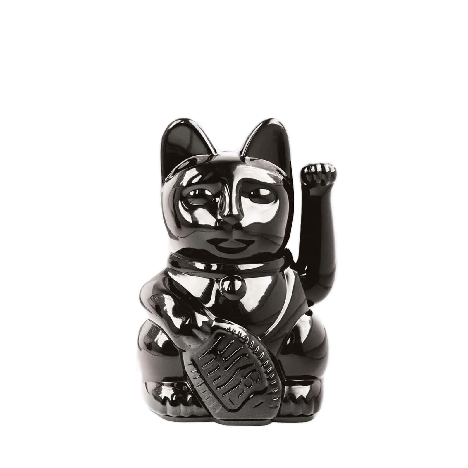 Donkey Lucky Cat Mini, shiny black