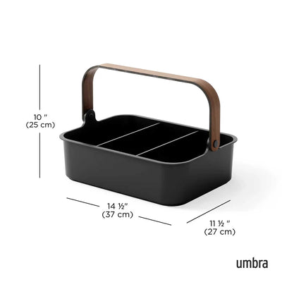 Umbra Bellwood Stackable Bin Large, Black