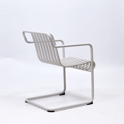 refurbished | Hay Palissade Cantilever dining armchair, sky grey