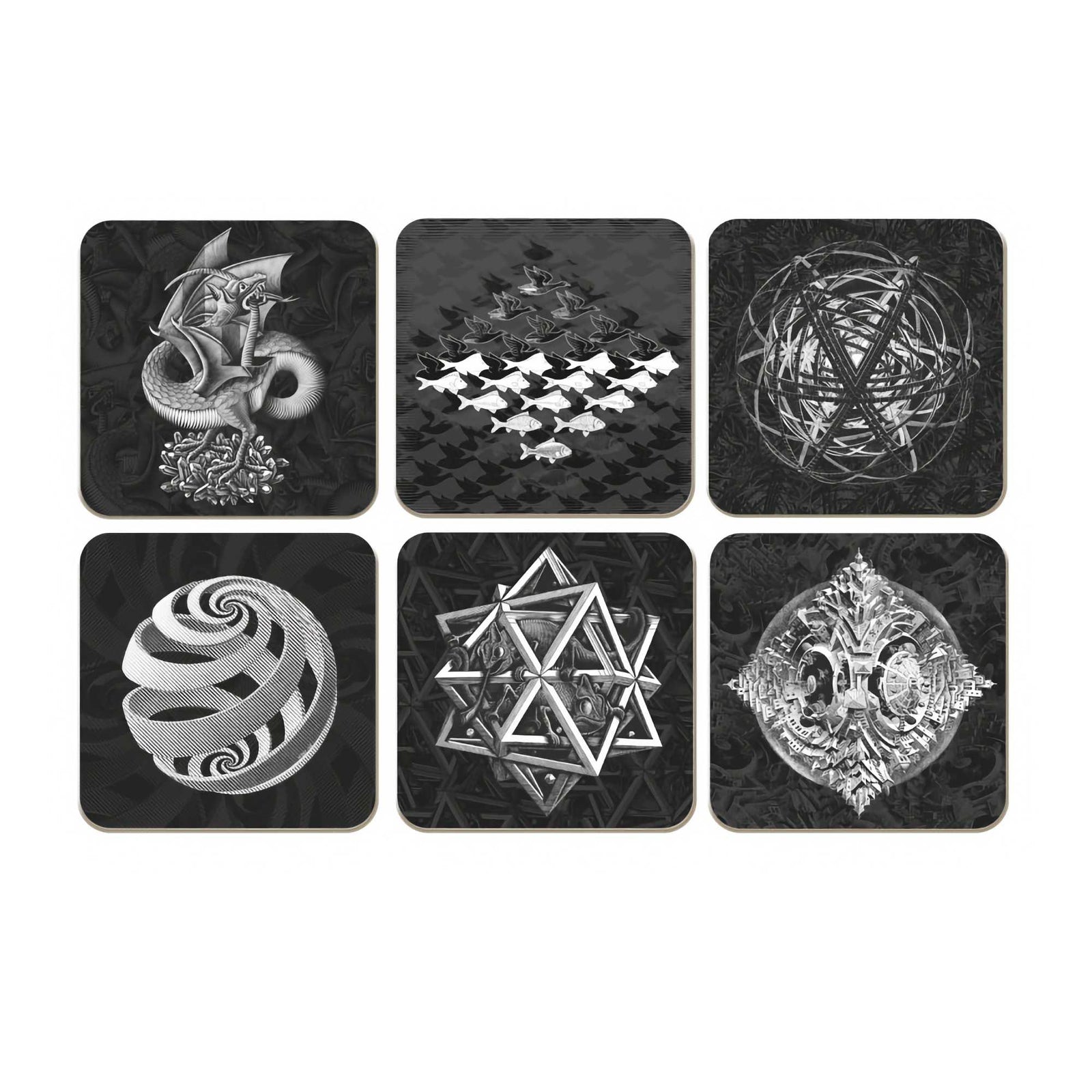 Bekking & Blitz coaster set, m.c. escher