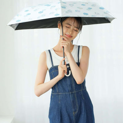 Chiikawa × Wpc. Blackout Shading umbrella, Flower crown sleepy blue