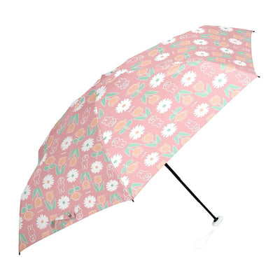 Miffy 100%UV Protection folding umbrella, tulip rose/pink