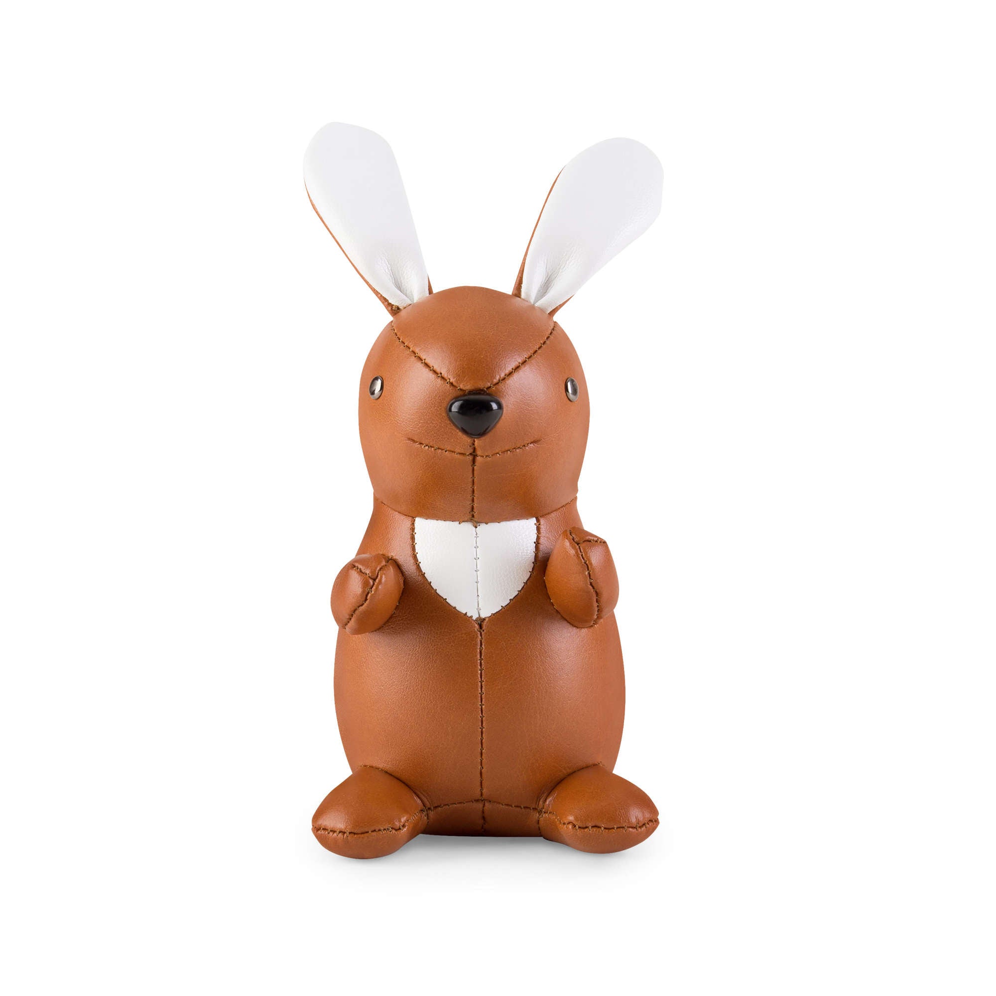 Zuny Paperweight Classic Rabbit , Tan/White