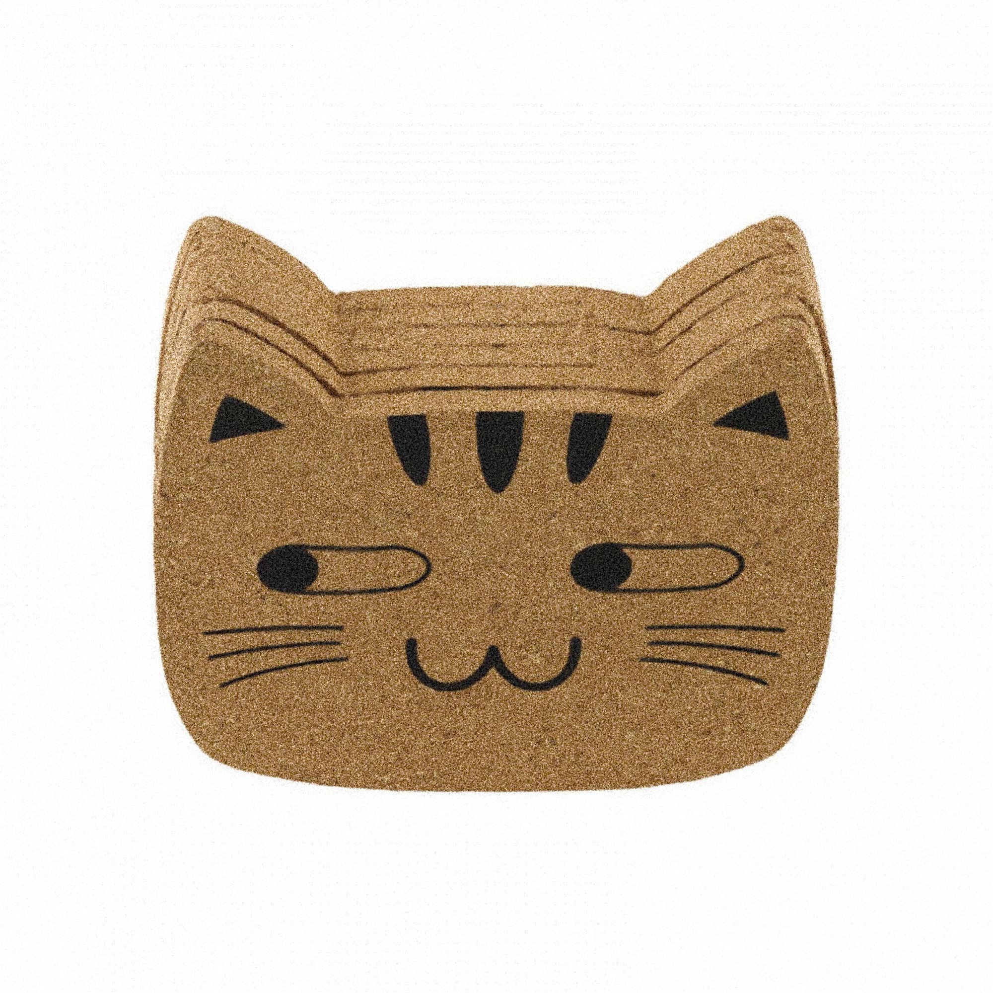 Derrière la porte Cat coasters