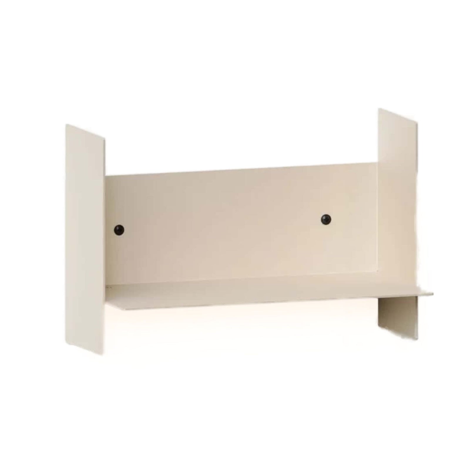 Tiptoe Pli steel wall shelf, 30/cream