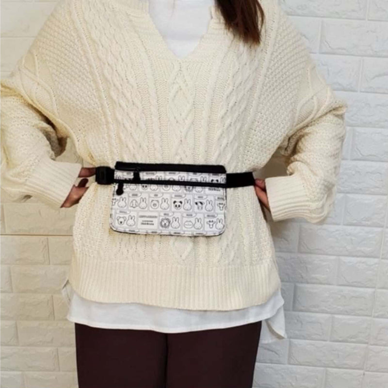 Miffy & Animals travel pouch, beige