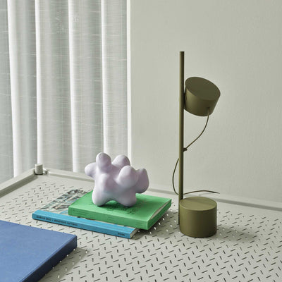 Muuto Post Table Lamp, Brown Green