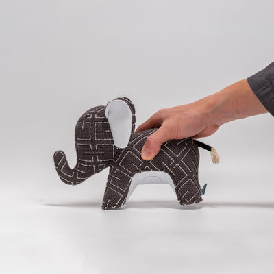 refurbished | Zuny bookend, elephant abby black (kvadrat grid)