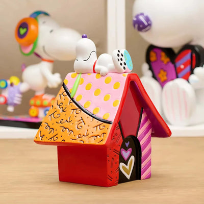 Romero Britto x Peanuts Snoopy Dog House Figure H17cm