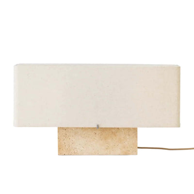 Audo Nonna table lamp, travertine
