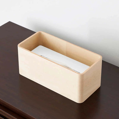 Lemnos Stock tissues box, white