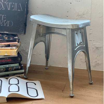 Dulton Kitchen Stool Galvanized