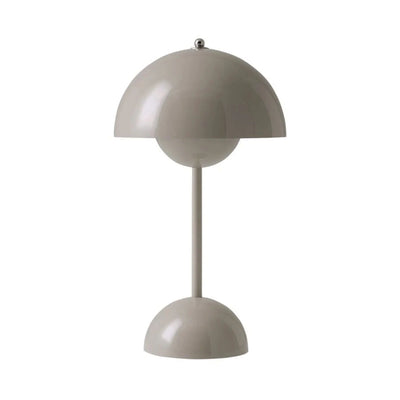 &Tradition Flowerpot VP9 rechargeable lamp, grey beige